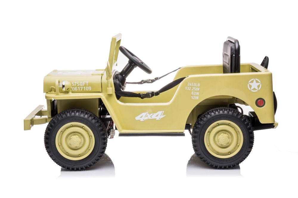 Elektrické auto JH 103 4x4 – dětské vozítko | khaki