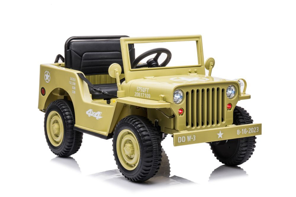 Elektrické auto JH 103 4x4 – dětské vozítko | khaki