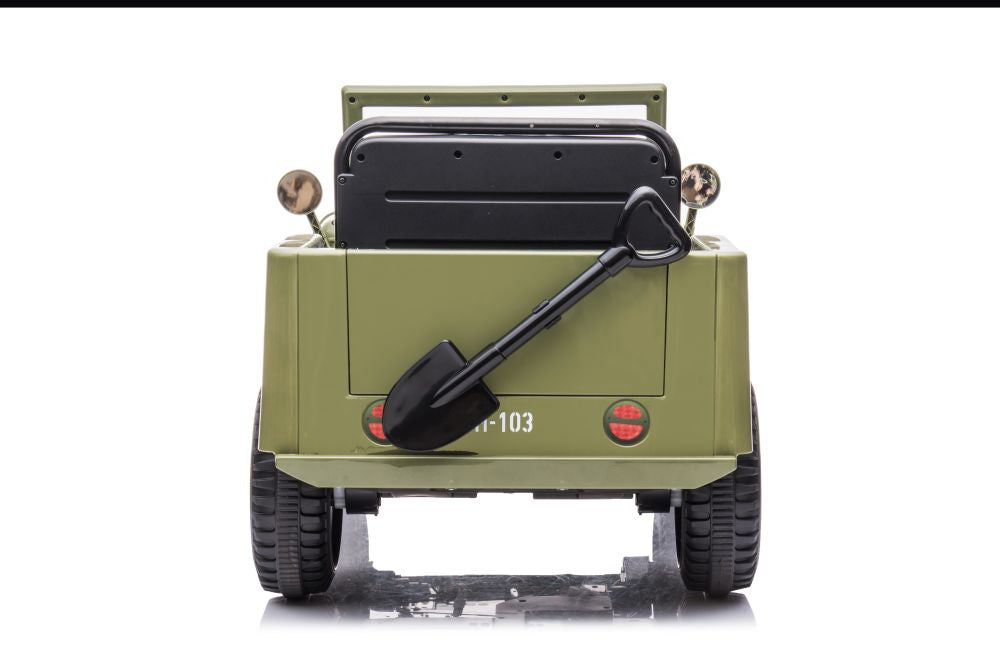 Elektrické auto JH 103 4x4 – na akumulátor | olivově zelené