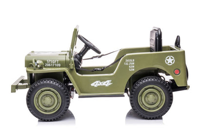 Elektrické auto JH 103 4x4 – na akumulátor | olivově zelené