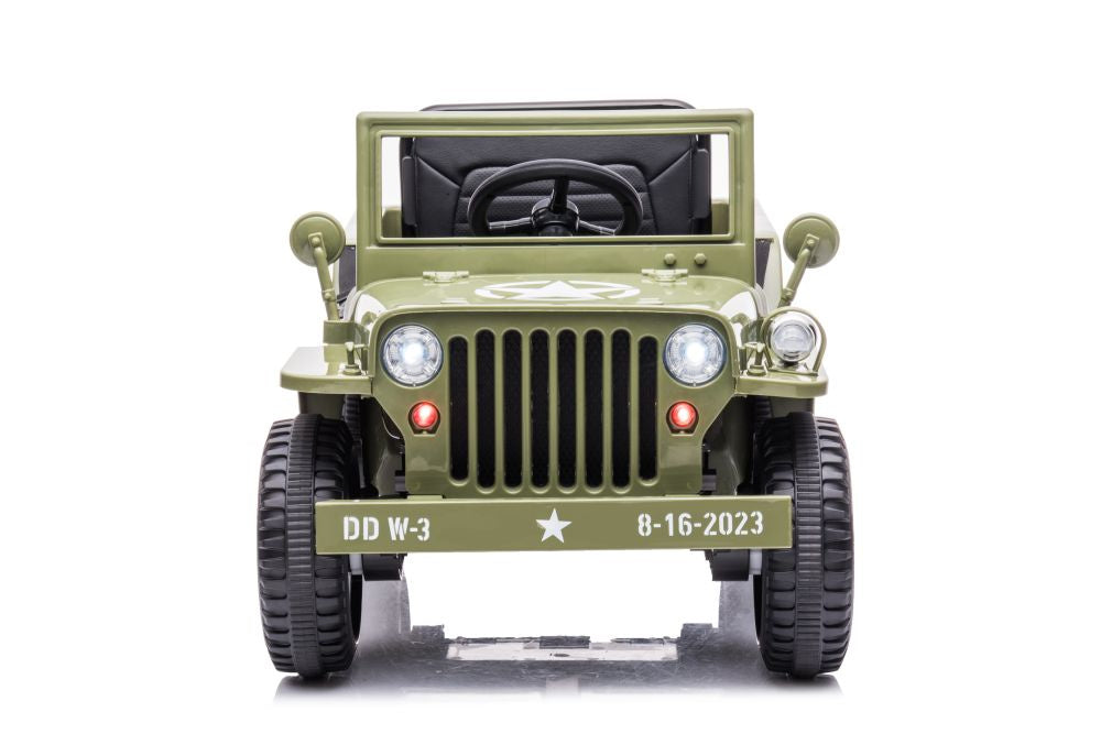 Elektrické auto JH 103 4x4 – na akumulátor | olivově zelené