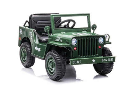 Elektrické auto JH 103 – 4x4 pohon | vojenská zelená