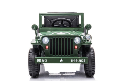 Elektrické auto JH 103 – 4x4 pohon | vojenská zelená
