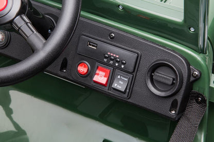 Elektrické auto JH 103 – 4x4 pohon | vojenská zelená