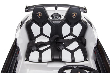 Elektrické auto Lamborghini Aventador na akumulátor – bílé