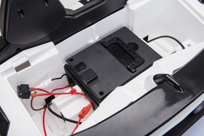 Elektrické auto Lamborghini Aventador na akumulátor – bílé
