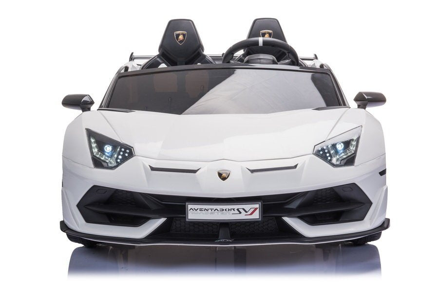 Elektrické auto Lamborghini Aventador na akumulátor – bílé