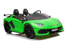Elektrické auto Lamborghini Aventador – na akumulator | zelené