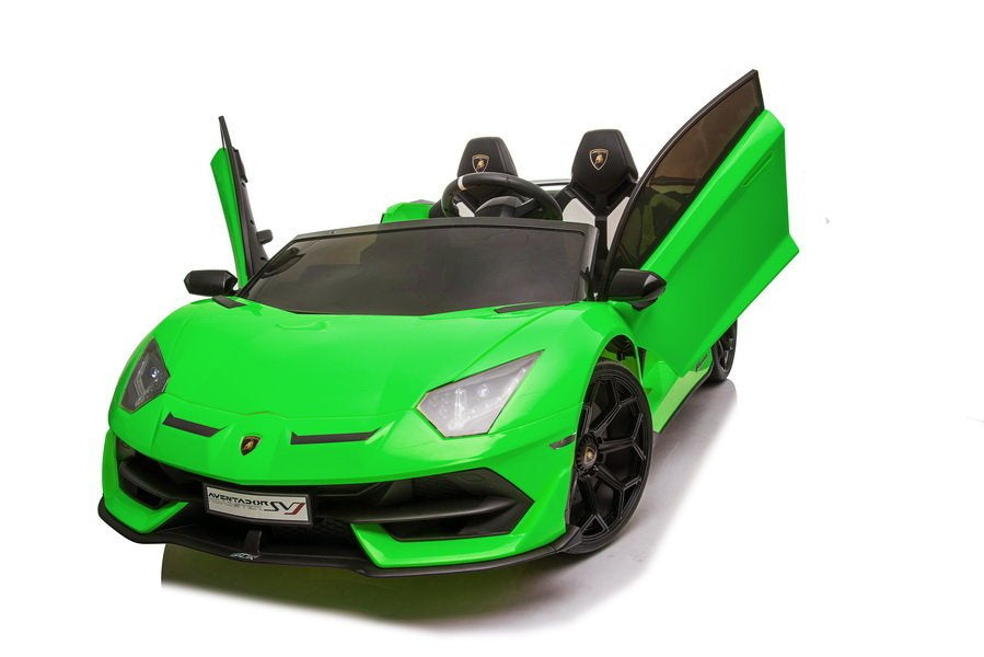 Elektrické auto Lamborghini Aventador – na akumulator | zelené