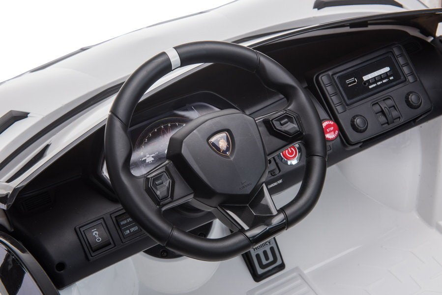 Elektrické auto Lamborghini Aventador – s dálkovým ovládáním | žluté