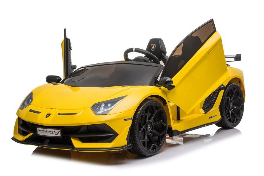Elektrické auto Lamborghini Aventador – s dálkovým ovládáním | žluté