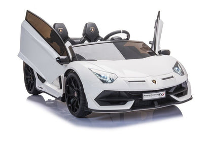 Elektrické auto Lamborghini Aventador SX2028 – bílé | dětské