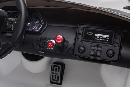 Elektrické auto Lamborghini Aventador SX2028 – bílé | dětské