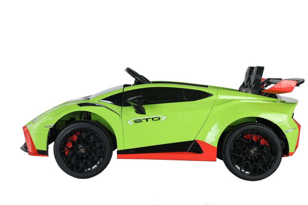 Elektrické auto Lamborghini STO DRIFT zelené