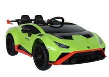 Elektrické auto Lamborghini STO DRIFT zelené