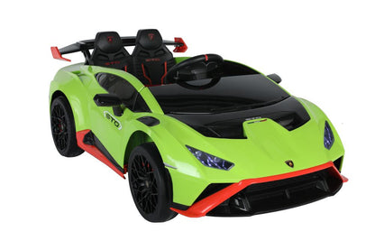 Elektrické auto Lamborghini STO DRIFT zelené