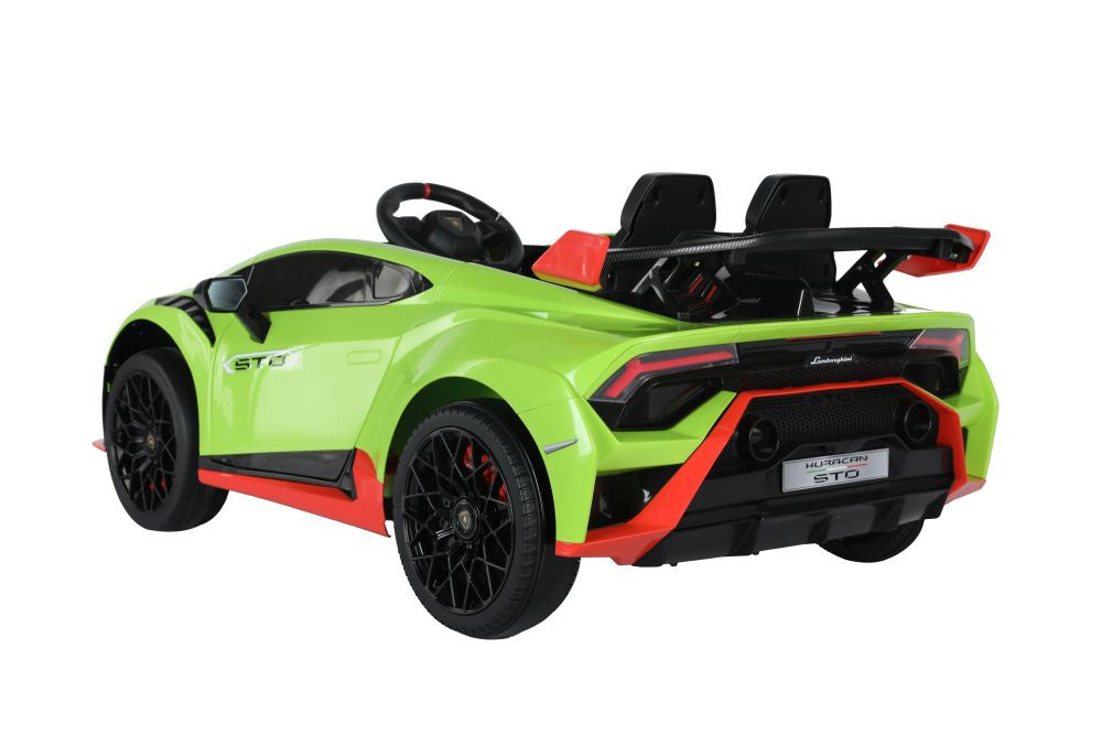 Elektrické auto Lamborghini STO DRIFT zelené