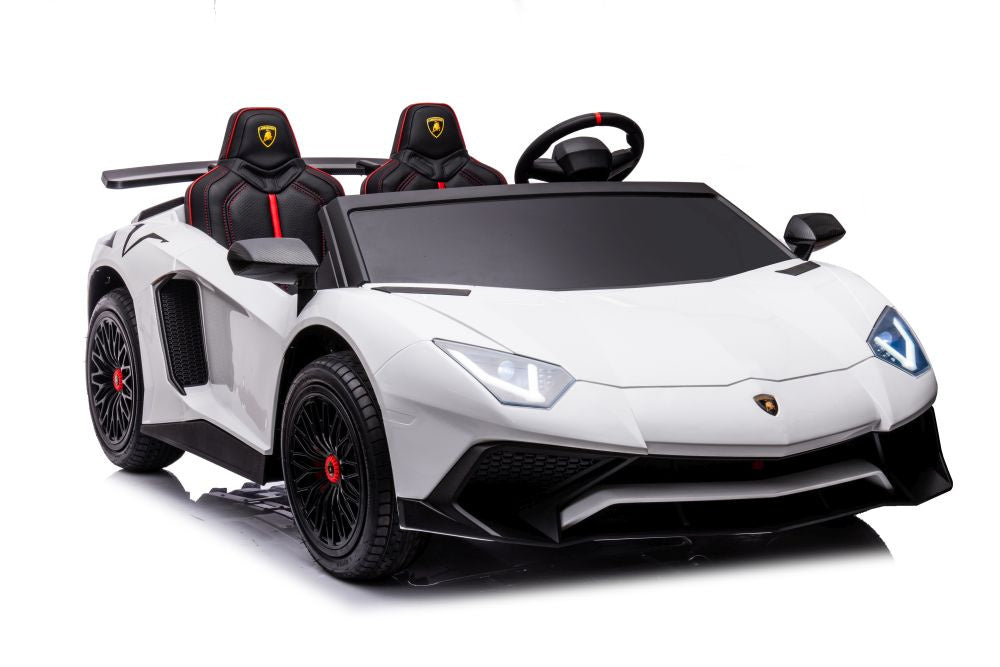 Elektrické auto Lamborghini XXL 24V – bezuhlíkový | bílé