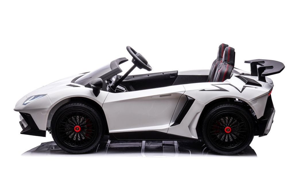 Elektrické auto Lamborghini XXL 24V – bezuhlíkový | bílé