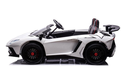 Elektrické auto Lamborghini XXL 24V – bezuhlíkový | bílé