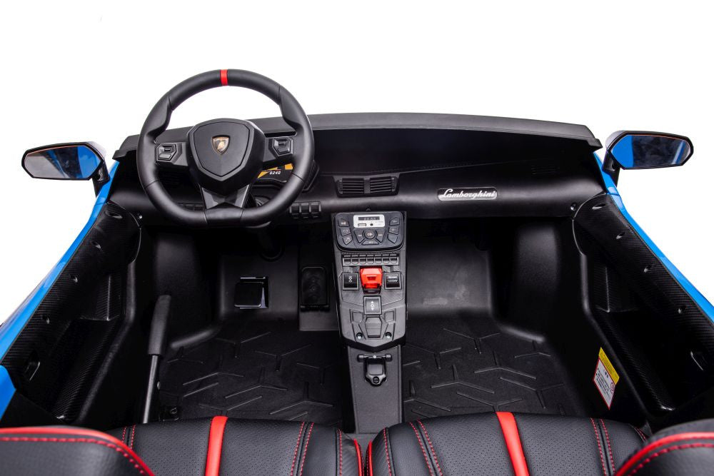 Elektrické auto Lamborghini XXL 24V – bezuhlíkový | modré