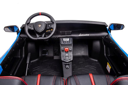 Elektrické auto Lamborghini XXL 24V – bezuhlíkový | modré