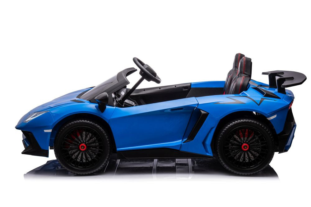 Elektrické auto Lamborghini XXL 24V – bezuhlíkový | modré