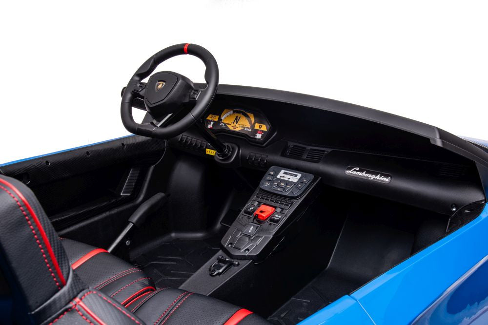 Elektrické auto Lamborghini XXL 24V – bezuhlíkový | modré