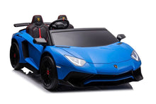Elektrické auto Lamborghini XXL 24V – bezuhlíkový | modré