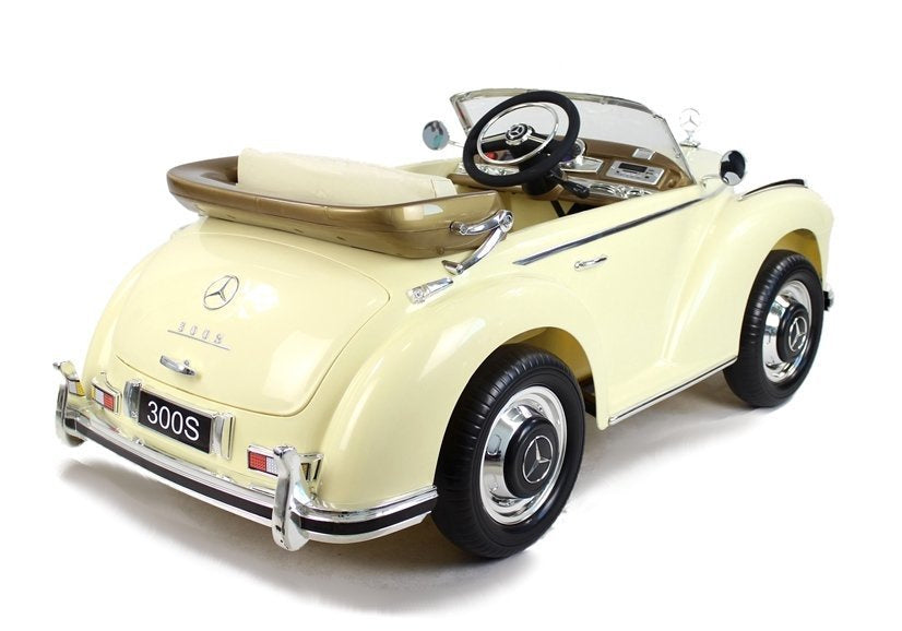 Elektrické auto Mercedes 300S s dálkovým ovládáním béžové