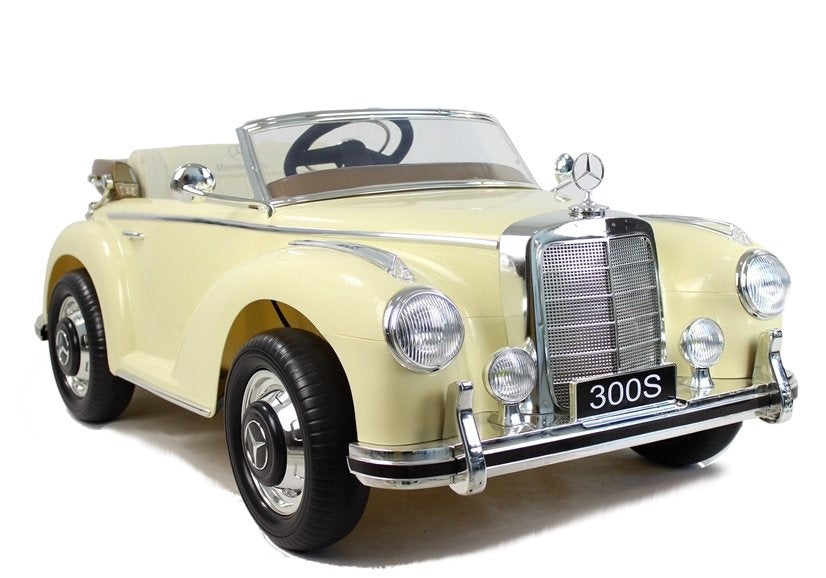 Elektrické auto Mercedes 300S s dálkovým ovládáním béžové