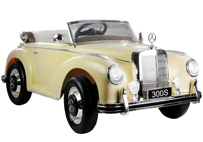 Elektrické auto Mercedes 300S s dálkovým ovládáním béžové