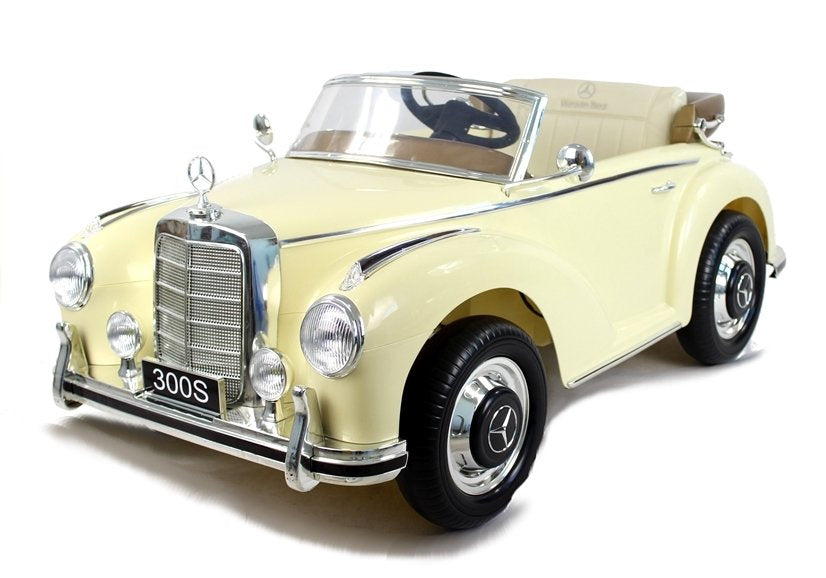 Elektrické auto Mercedes 300S s dálkovým ovládáním béžové