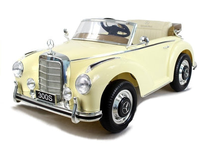 Elektrické auto Mercedes 300S s dálkovým ovládáním béžové
