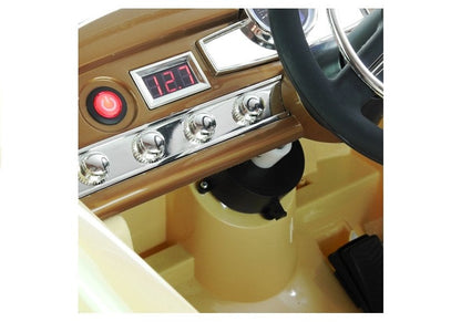 Elektrické auto Mercedes 300S s dálkovým ovládáním béžové