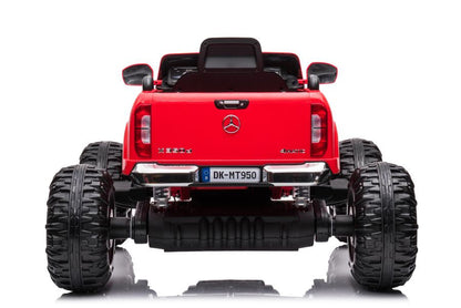 Elektrické auto Mercedes 4x4 na akumulátor – DK MT950 červené