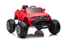 Elektrické auto Mercedes 4x4 na akumulátor – DK MT950 červené