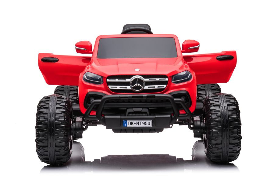 Elektrické auto Mercedes 4x4 na akumulátor – DK MT950 červené