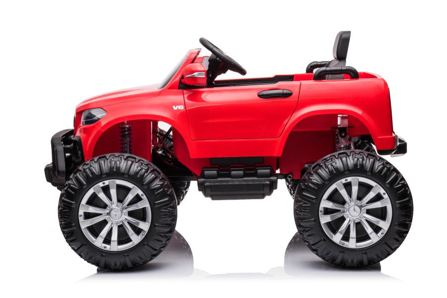 Elektrické auto Mercedes 4x4 na akumulátor – DK MT950 červené