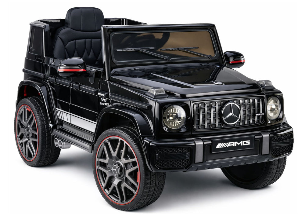 Elektrické auto Mercedes AMG G 63 černé lakované pro děti