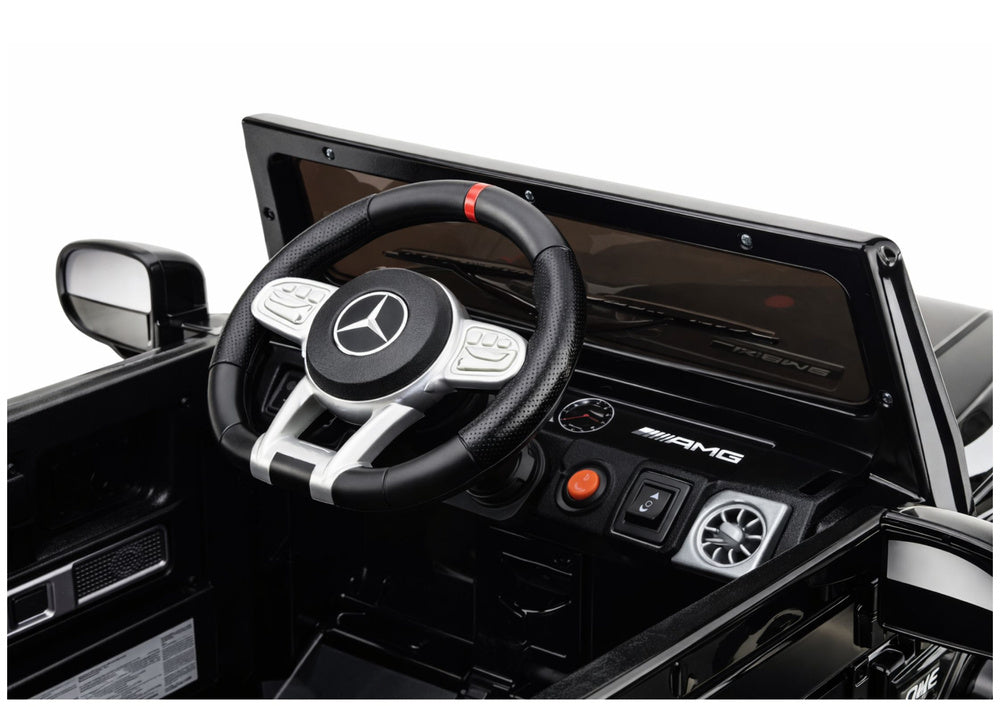 Elektrické auto Mercedes AMG G 63 černé lakované pro děti