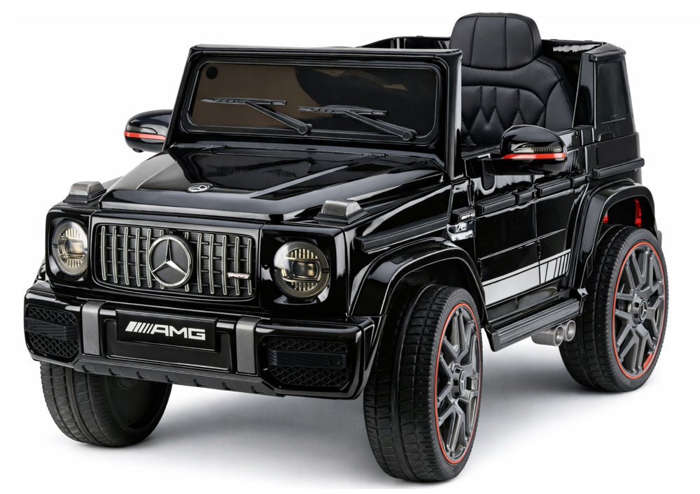 Elektrické auto Mercedes AMG G 63 černé lakované pro děti