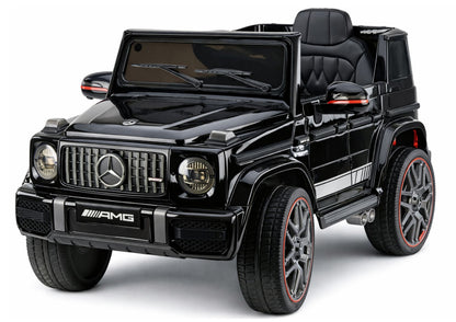 Elektrické auto Mercedes AMG G 63 černé lakované pro děti