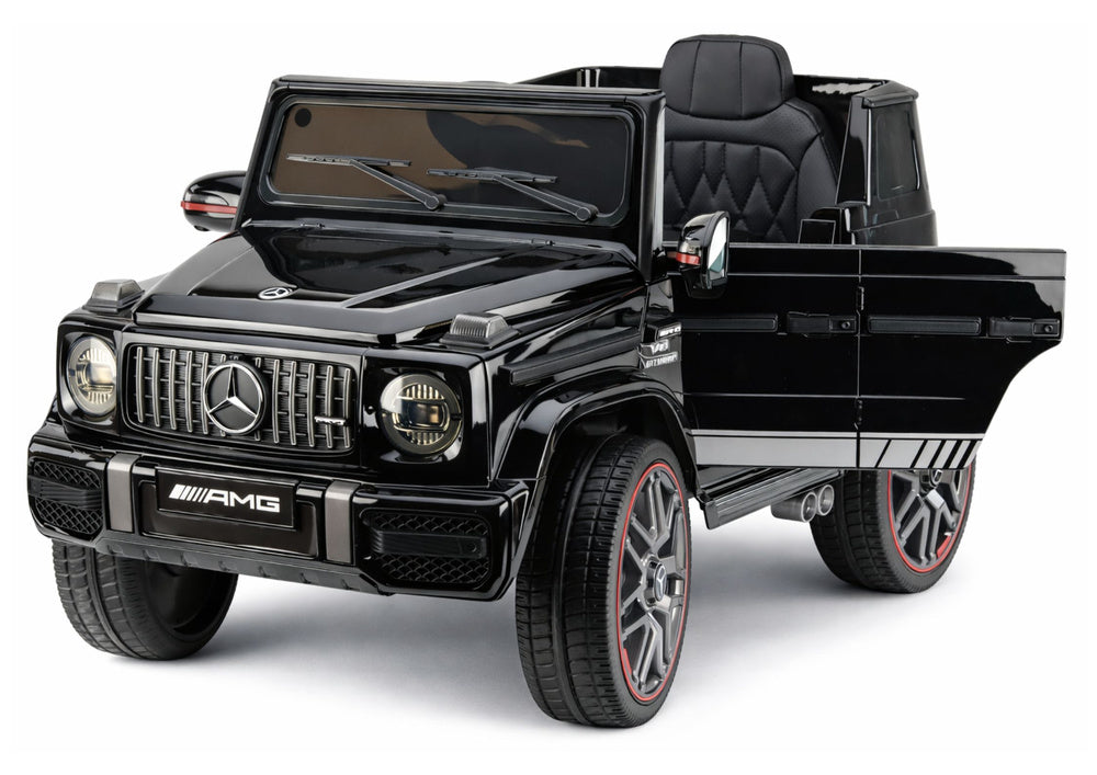 Elektrické auto Mercedes AMG G 63 černé lakované pro děti