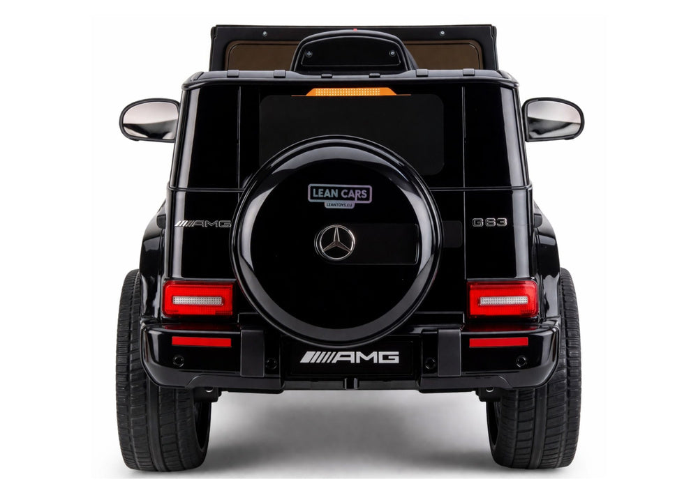 Elektrické auto Mercedes AMG G 63 černé lakované pro děti