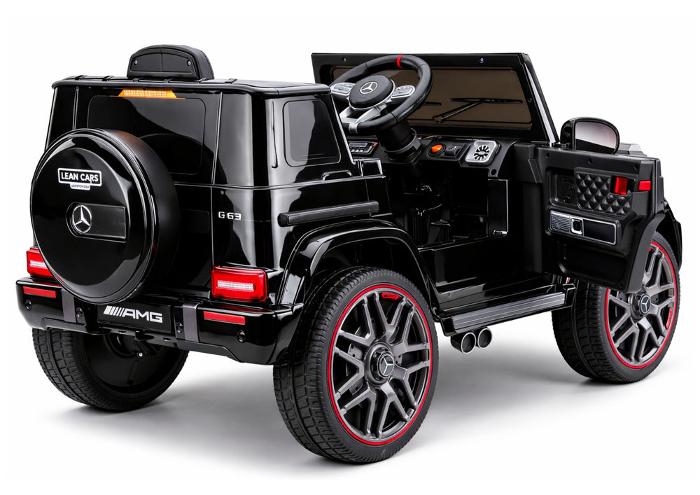 Elektrické auto Mercedes AMG G 63 černé lakované pro děti