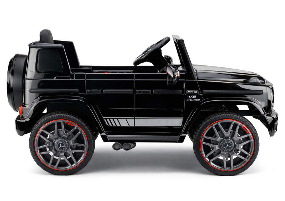 Elektrické auto Mercedes AMG G 63 černé lakované pro děti