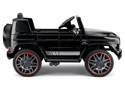 Elektrické auto Mercedes AMG G 63 černé lakované pro děti