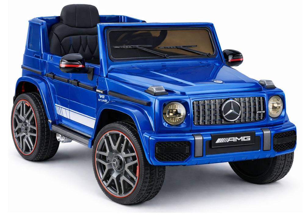 Elektrické auto Mercedes AMG G 63 lakované modré pro děti