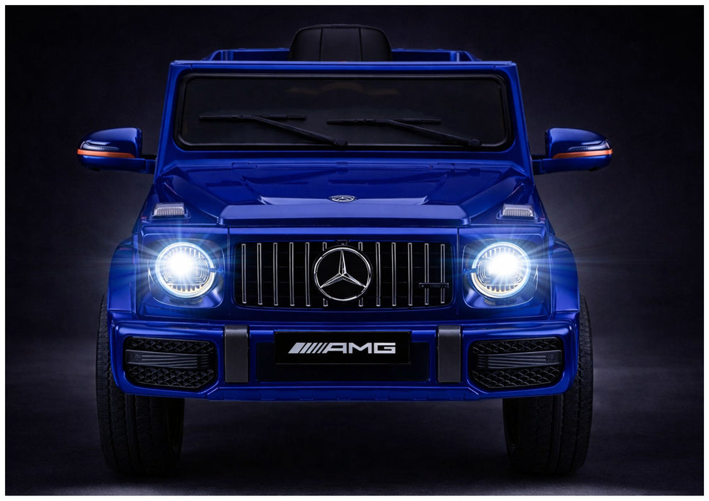 Elektrické auto Mercedes AMG G 63 lakované modré pro děti